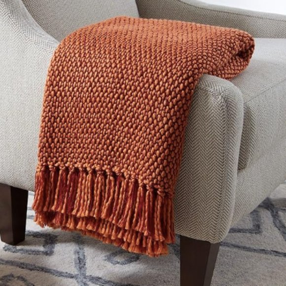 Stone & Beam Bedding New Farm House Chunky Weave Throw Blanket